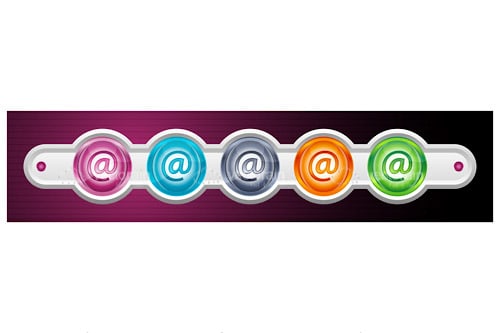 Email @ Symbol Icon 5 Pack